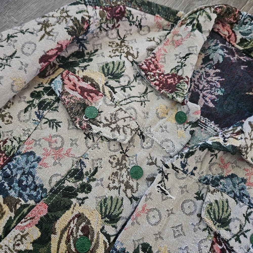 Floral Patchwork Jacket - image 2